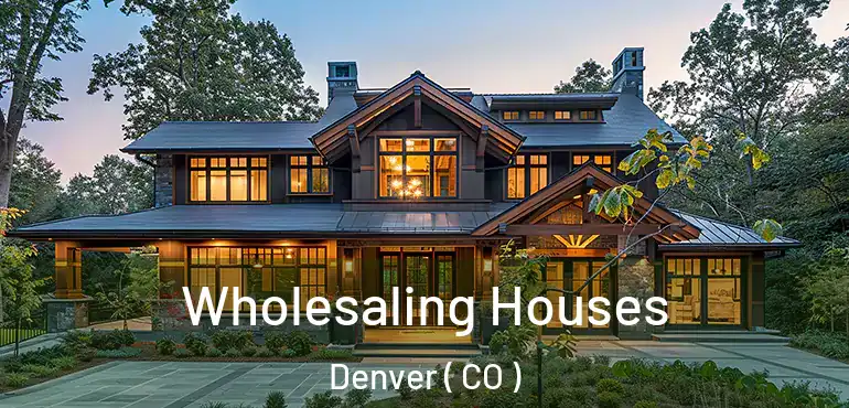 Wholesaling Houses Denver ( CO )